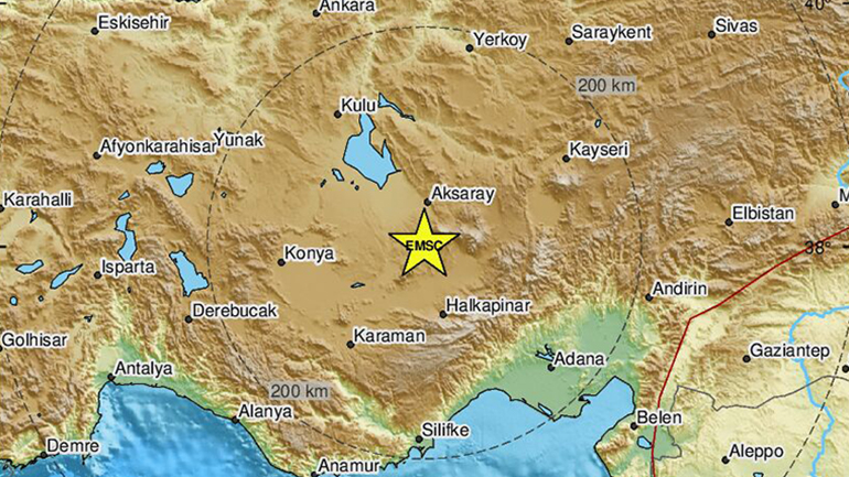 Νέα σεισμική δόνηση 5,2 Ρίχτερ στην κεντρική Τουρκία